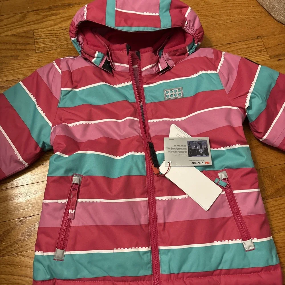 Lego Wear WINTER Jacket Coat  Size 4 Years Pink Teal